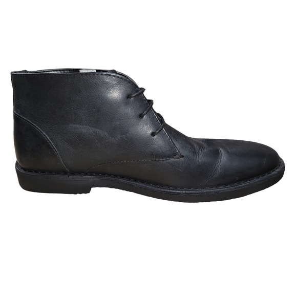 Aiden & Mason Men\'s Vivialdi Black Leather‎ Chukka Dress Boots Size 10.5 main image 8